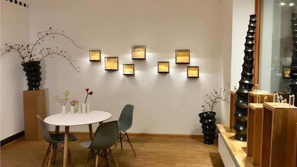 Ladenlokal Innenansicht von Grote contraste - Goldschmied Köln Jutta Grote Goldschmiedemeisterin Schmuck Köln