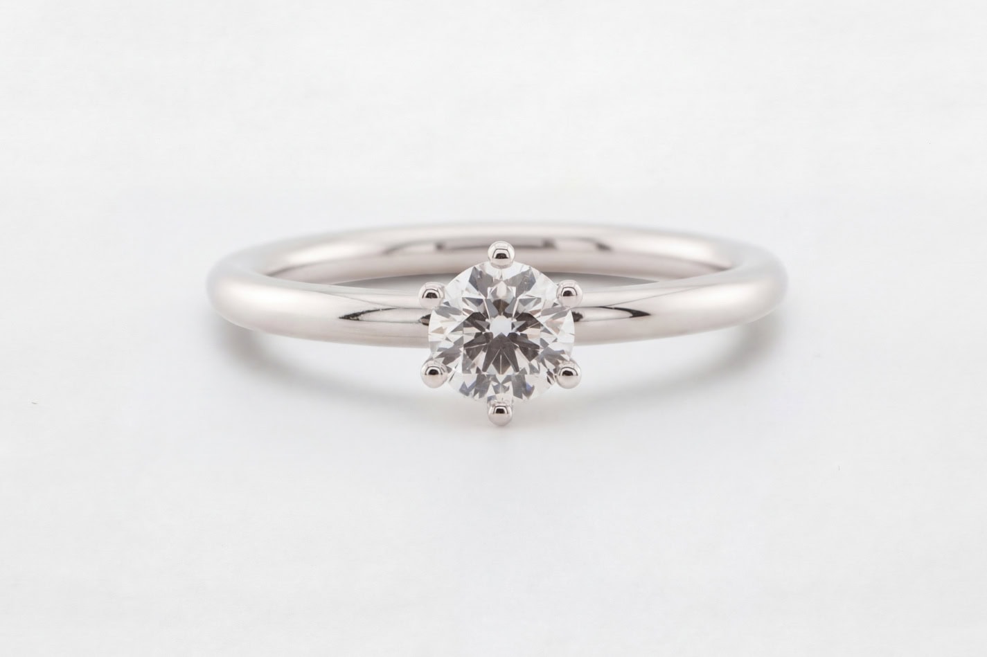 Verlobungsring 950er Platin 0,5 Ct Brillant Grote contraste Goldschmiede Köln